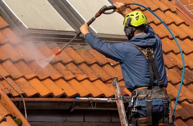 Démoussage et hydrofuge de toiture à Avène
